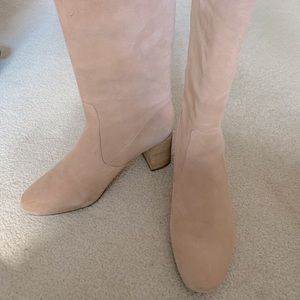 Matisse Blush Suede Babe Mid Shaft Boot